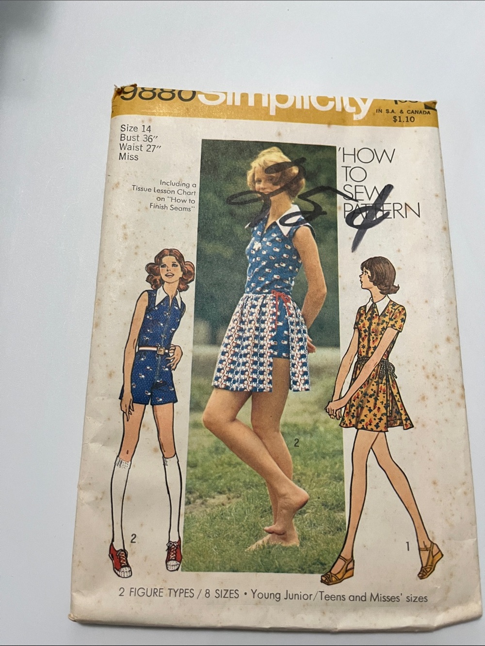 Simplicity Vintage Dress and Playsuit Pattern Uncut and Never Used